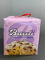 Панеттоне BAULI Panettone Di Verona Классический Итальянский Бисквит с миндалем и изюмом, 1 кг Италия