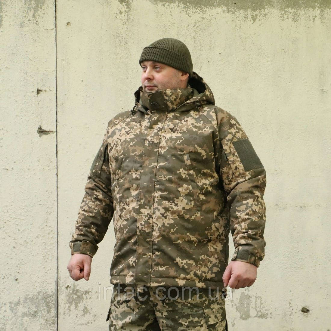 Тактична зимова куртка Піксель "Хуртовина" Nord Storm Розмір 50 / Для військових ЗСУ / На службу (4973)