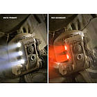 Ліхтарик на шолом WEX029 Gen2 + планка Пікатінні з Wing-Loc, Tan, фото 10