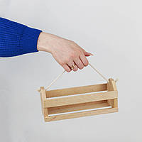 Деревянная коробочка для меда маленькая - Коробка для упаковки медового набора