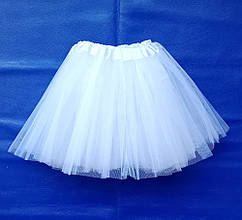 Спідниця біла фатинова для дівчинки 98-110 см. (6-7 років)