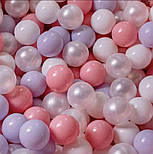 Сухі басейни з кульками для малюків М'які модулі сухі басейни з кульками на вибір + 200шт, фото 4