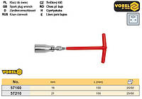 Ключ свічний шарнірний 16 мм VOREL-57160