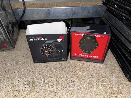 Розумний годинник 2E Alpha X 46 mm 2E-CWW30BKOR Black-Orange No 230112102, фото 1