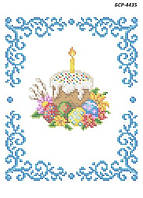Ікона для вишивки бісером БСP-4435 Серветка до Великодня