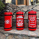 Червоний вогнегасник бар, коли в душі пожежа, подарунок пожежнику, військовому, фото 8