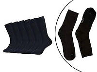 Комплект чоловічих термоносків 6 пар, теплі чорні шкарпетки, розмір 40-46