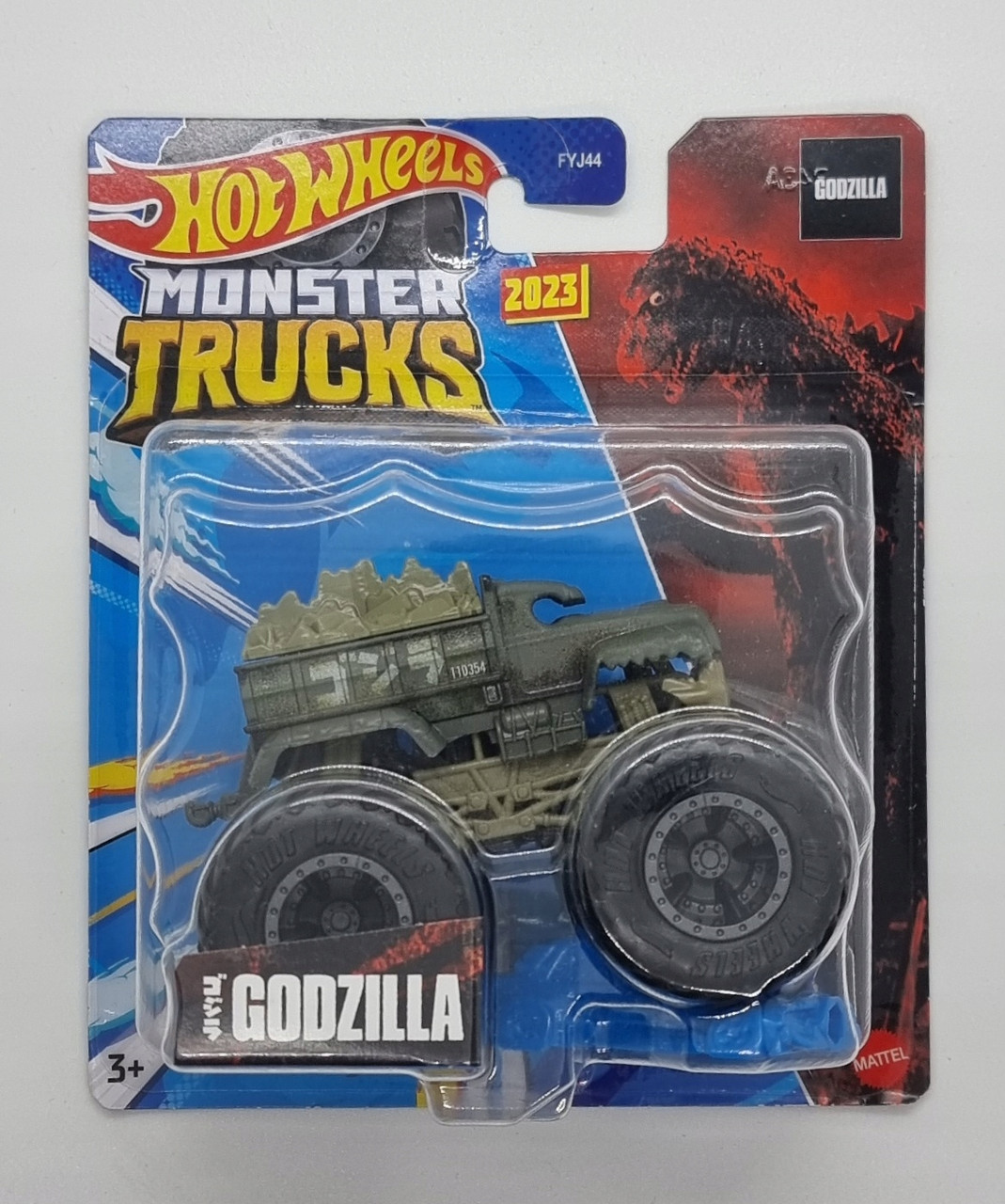 Машинка-внедорожник Hot Wheels Monster Trucks 1:64 Godzilla FYJ44/HKM37