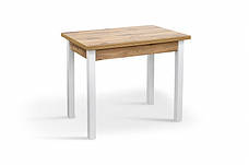 Кухонний стіл трансформер Скай Мікс меблі, колір дуб тахо, білий, фото 3