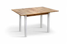 Кухонний стіл трансформер Скай Мікс меблі, колір дуб тахо, білий, фото 4