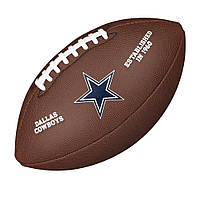 Мяч для американского футбола Wilson NFL Dallas Cowboys композитная кожа (WTF1748XBDL)