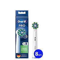 Насадки Oral-B EB50RX Pro Cross Action White на зубную щетку (8 шт.)