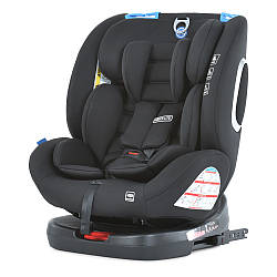 Автокрісло дитяче ME 1079 Royal Total Black EL CAMINO 360 градусів, isofix, льон бежевий