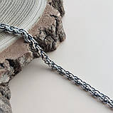 Срібний браслет плетіння Струмок (Чайка), фото 3