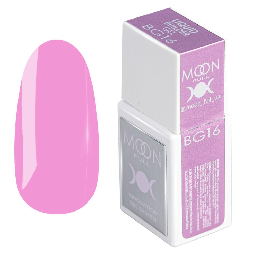 Рідкий гель для нігтів Moon Full Liquid Builder Gel №BG16, 15 мл, фото 1