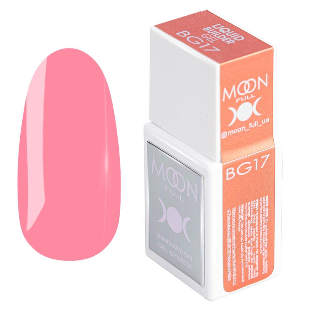 Рідкий гель для нігтів Moon Full Liquid Builder Gel №BG17, 15 мл, фото 1