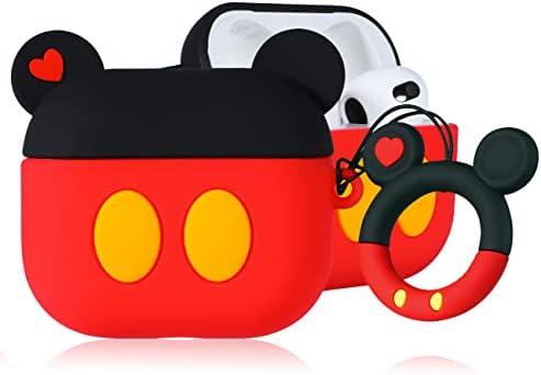 Чохол для AirPods 3 - Міккі Маус (Mickey Mouse) 3D, силіконовий