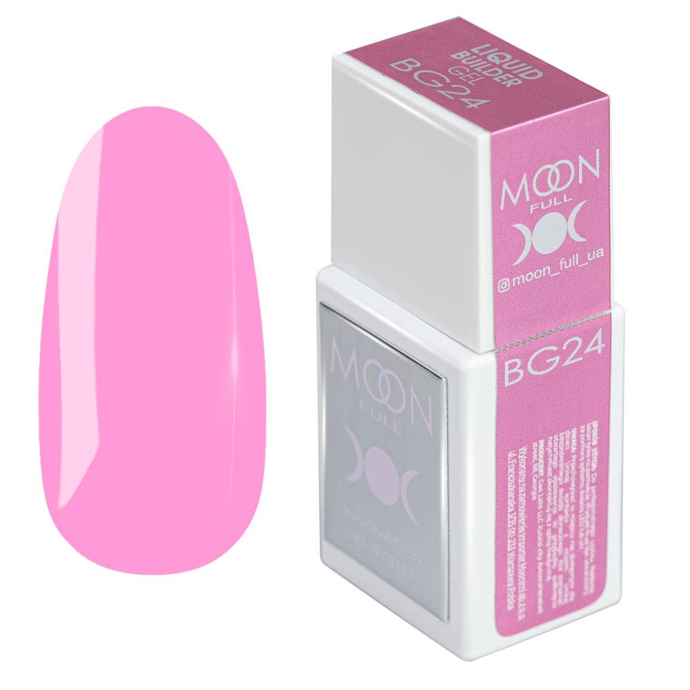 Рідкий гель для нігтів Moon Full Liquid Builder Gel №BG24, 15 мл, фото 1