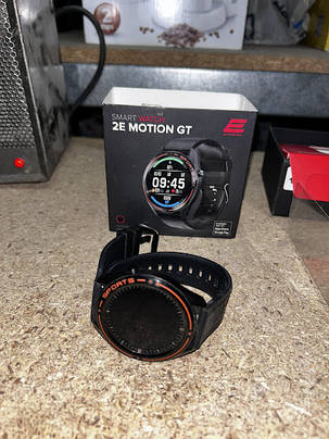 Розумний годинник 2E Motion GT 46 mm 2E-CWW20BKOR Black-Orange No 230112109, фото 2