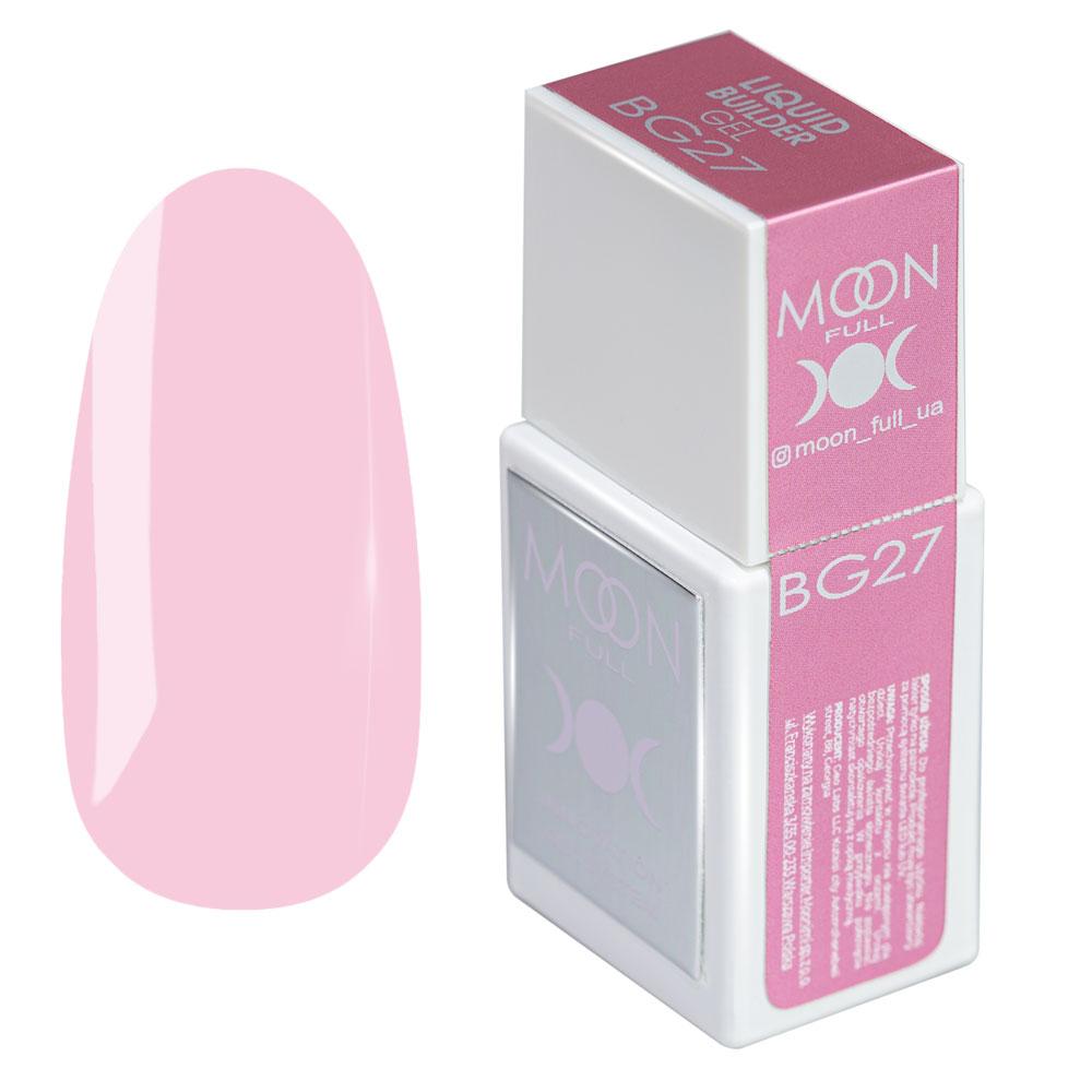 Рідкий гель для нігтів Moon Full Liquid Builder Gel №BG27, 15 мл, фото 1