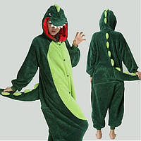 Пижама кигуруми Динозавр (Дракона) зеленый (M)