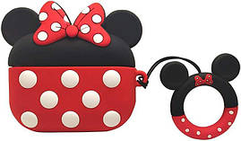 Чохол для AirPods 3 - Міні Маус (Minnie Mouse) 3D, силіконовий