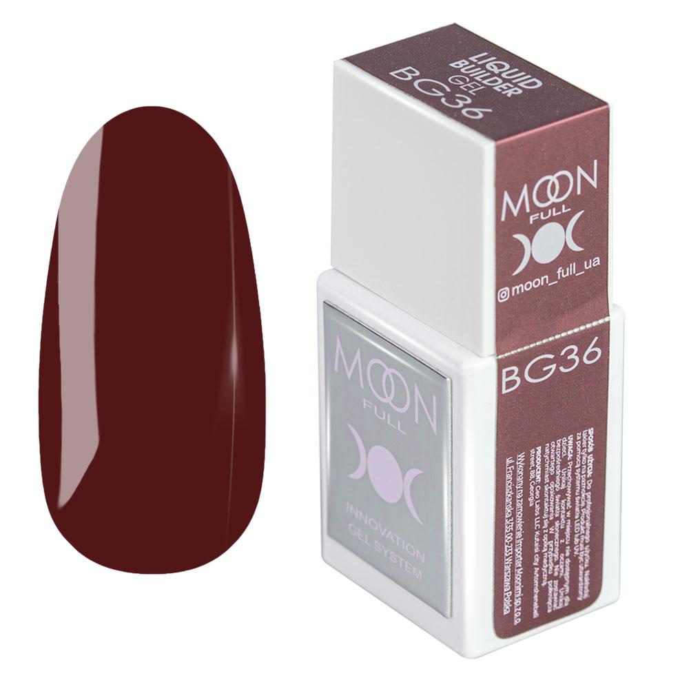 Рідкий гель для нігтів Moon Full Liquid Builder Gel №BG36, 15 мл, фото 1