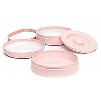 Набор комбинированных тарелок "Hygge:Уютные истории"/розовый