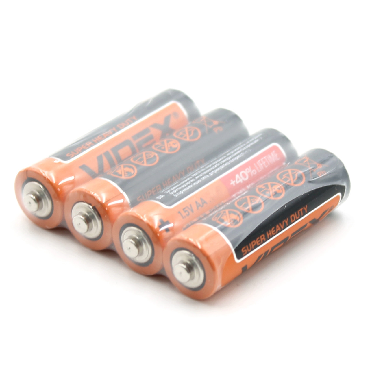 Батарейка сольова AAA R03P Мізинчикова батарейка мініпальчикова LR03 1.5v Videx