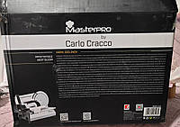 Слайсер професійний електричний ламтерізка з неіржавкої сталі Masterpro by Carlo Cracco BGMP-9143