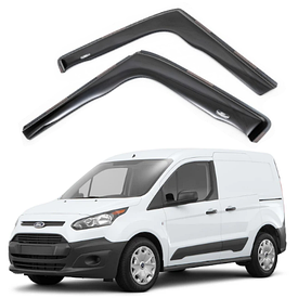Дефлектори вікон вітровики для авто Ford Transit Connect II 2014-> (вставные) HIC