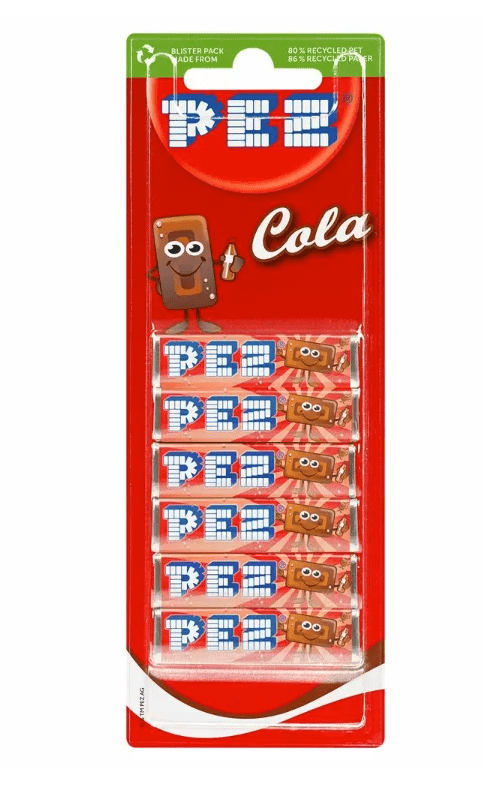 Цукерки Pez Cola Refills 6 шт, 51г, фото 1
