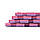 Мат-татамі (Мат-пазл ластівчин хвіст) WCG  EVA 100х100х2 cm Рожево-фіолетовий, фото 4