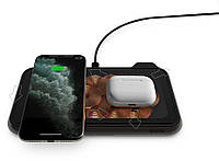 (Open Box) Беспроводная зарядка Zens Liberty Wireless Charger 30W Glass, Black (ZEDC09G/00)