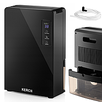 Бытовой поглотитель влаги для квартиры и дома KERCH Ultra Air 90W Black, Осушитель воздуха от конденсата