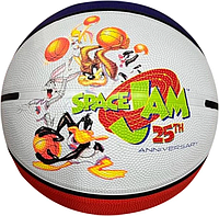 М'яч баскетбольний Spalding Space Jam 25th Anniversary розмір 7 гумовий для вулиці-зали (84687Z)