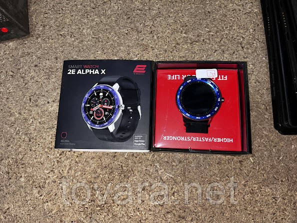 Розумний годинник 2E Alpha X 46 mm 2E-CWW30SLBL Silver-Blue No 230112112