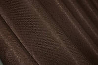 Шторна тканина льон рогожка. Колір коричневий