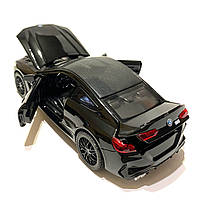 Іграшкова машинка металева BMW M8 Competition Coupe, БМВ, чорна, звук, світло, інерція, откр двері, багажник, капот, Автоексперт,, фото 3