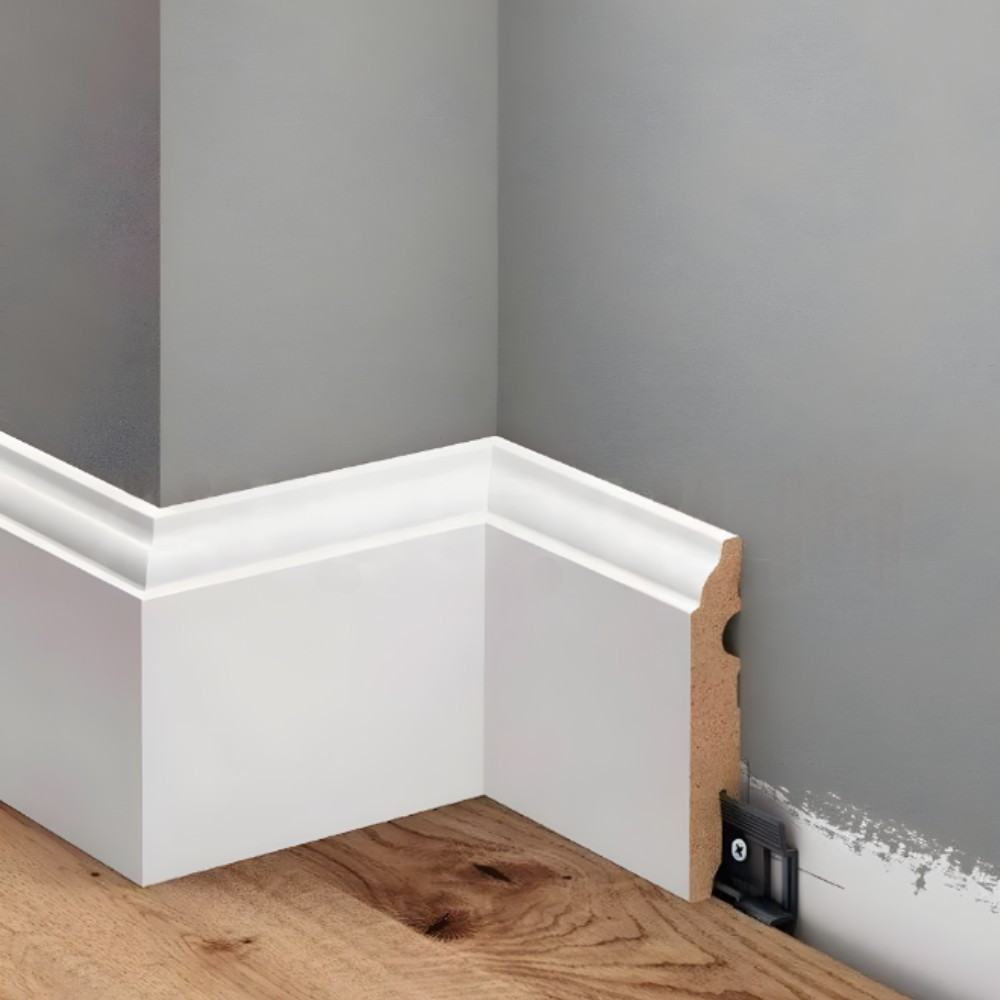 Плінтус МДФ LP-09016D01 Cezar 90х16мм. Польща. Плінтус підлоговий з МДФ, фото 1