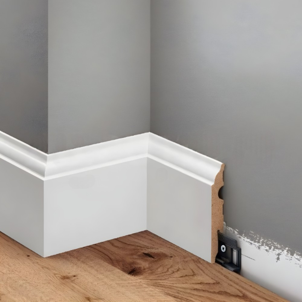 Плінтус МДФ LP-08213D01 Cezar 82х13мм. Польща. Плінтус підлоговий з МДФ, фото 1