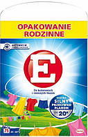 Стиральный порошок Е для цветных и темных тканей 4.5 кг 75 циклов стирки