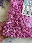 Намистини з пухирцями круглі " Ожина" 10 мм рожеві  500 грам
