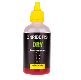 Мастило OnRide PRO Dry з PTFE для сухих умов 100мл 6101254