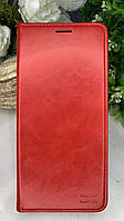 Чехол книжка для Samsung A05 (SM-A055) Прошитые края, визитница, подставка. Очень высокое качетво! Красный