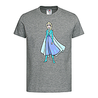 Серая детская футболка Frozen для ребенка (11-26-15-сірий)