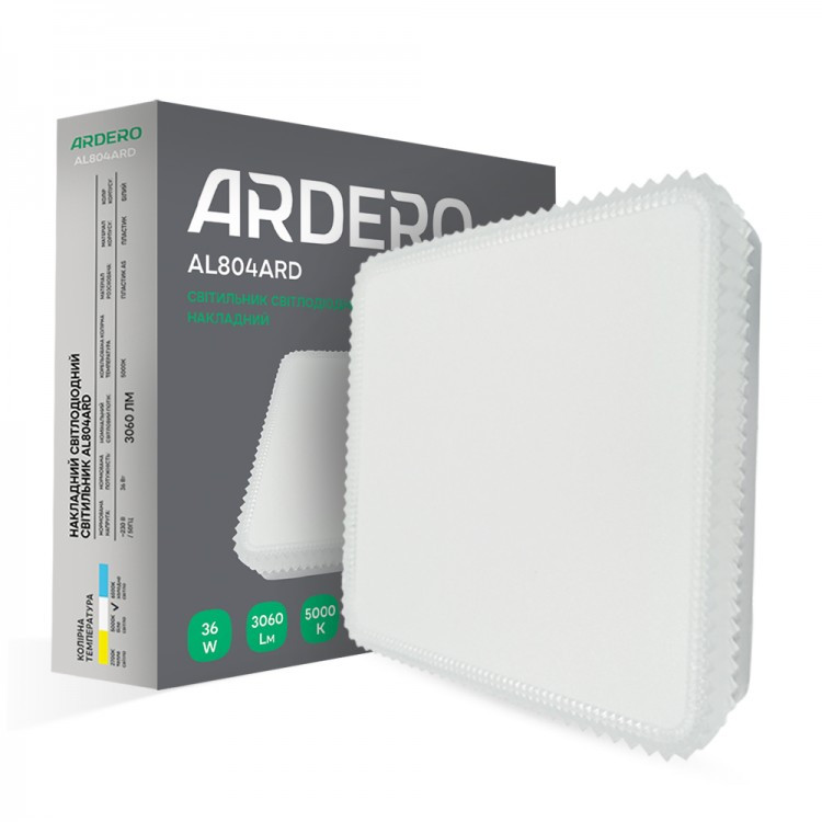 Світлодіодний світильник Ardero AL804ARD 36 W 3060 Lm 5000 K, фото 1
