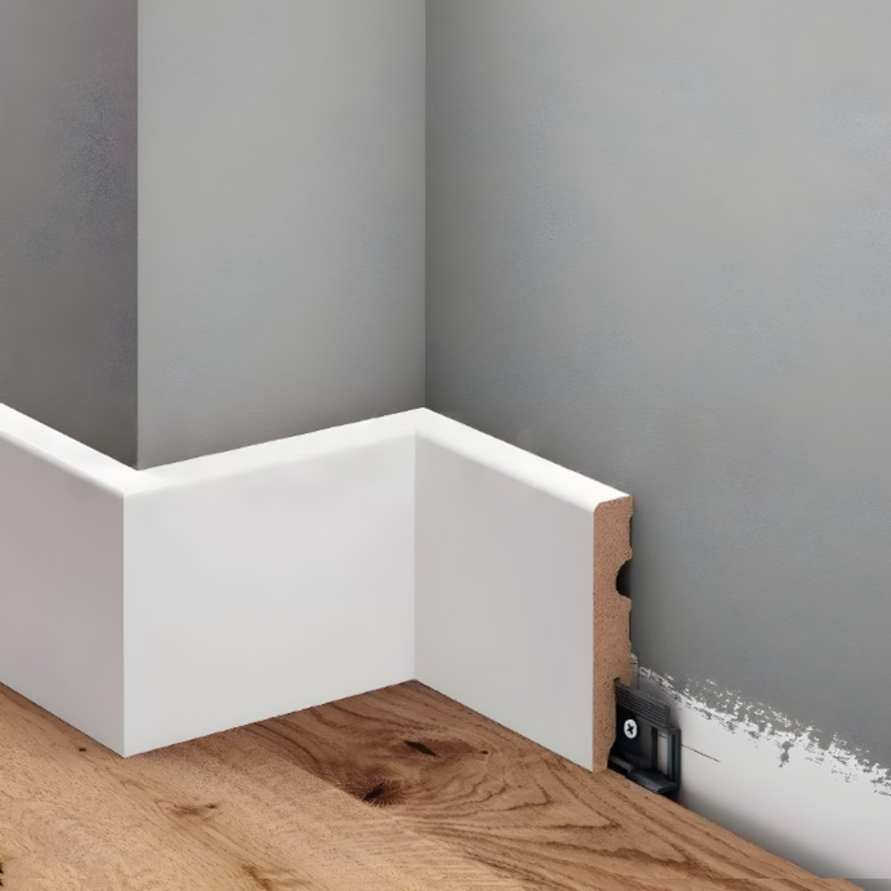 Плінтус МДФ lp-080145S03 Cezar 80х14.5мм. Польща. Плінтус підлоговий з МДФ, фото 1