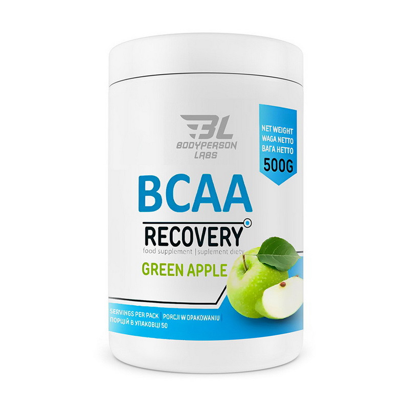 BCAA Recovery (500 g, watermelon) green apple 18+ - фото 1 - id-p2054130225