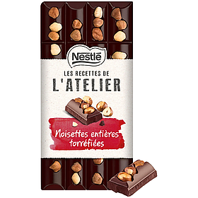 Шоколад Nestle Les Recettes De L'atelier Raisins Amandes Noisettes 180g